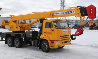 Автокран Галичанин 25 тонн